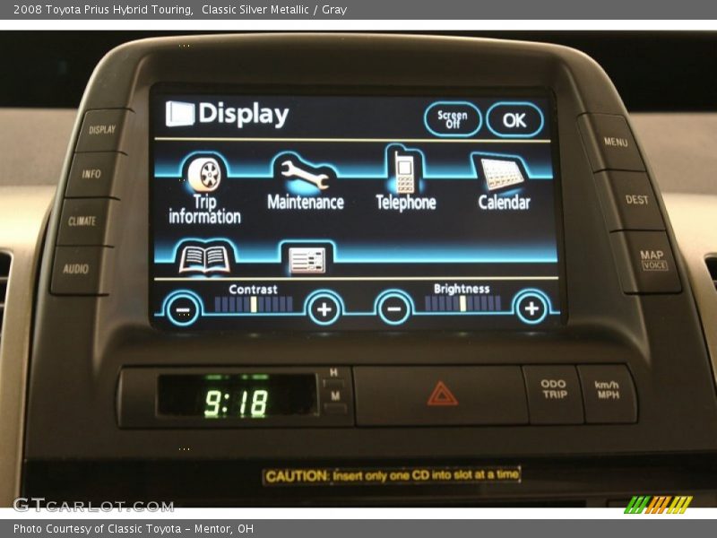 Classic Silver Metallic / Gray 2008 Toyota Prius Hybrid Touring