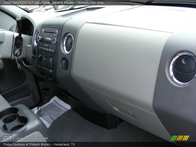 Redfire Metallic / Medium Flint Grey 2008 Ford F150 XLT SuperCrew