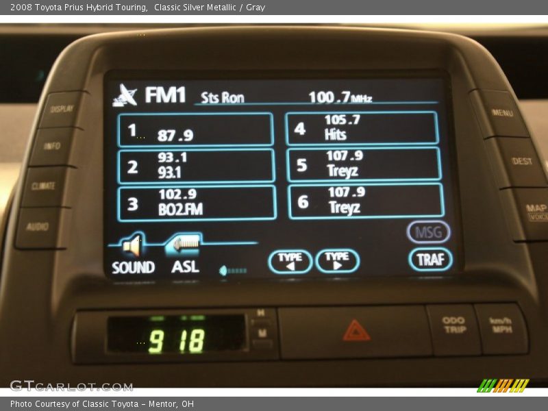 Classic Silver Metallic / Gray 2008 Toyota Prius Hybrid Touring