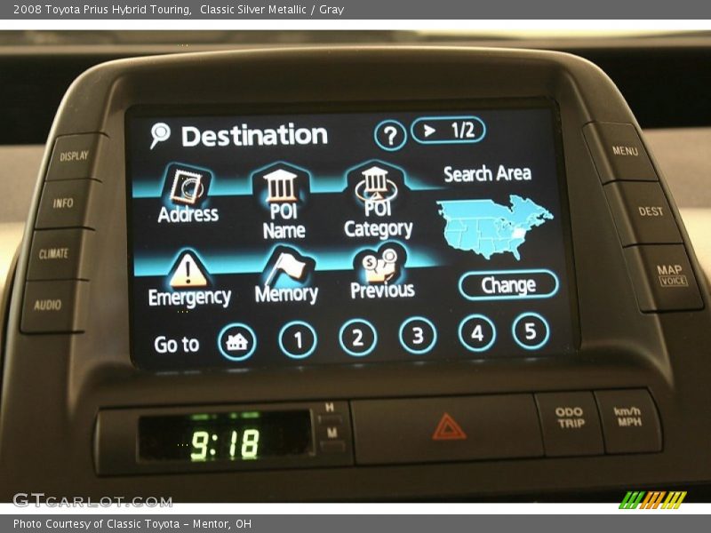 Classic Silver Metallic / Gray 2008 Toyota Prius Hybrid Touring