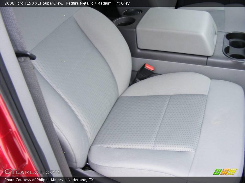 Redfire Metallic / Medium Flint Grey 2008 Ford F150 XLT SuperCrew