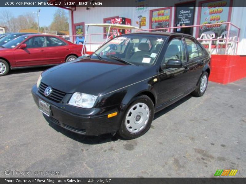 Black / Beige 2000 Volkswagen Jetta GLS 1.8T Sedan