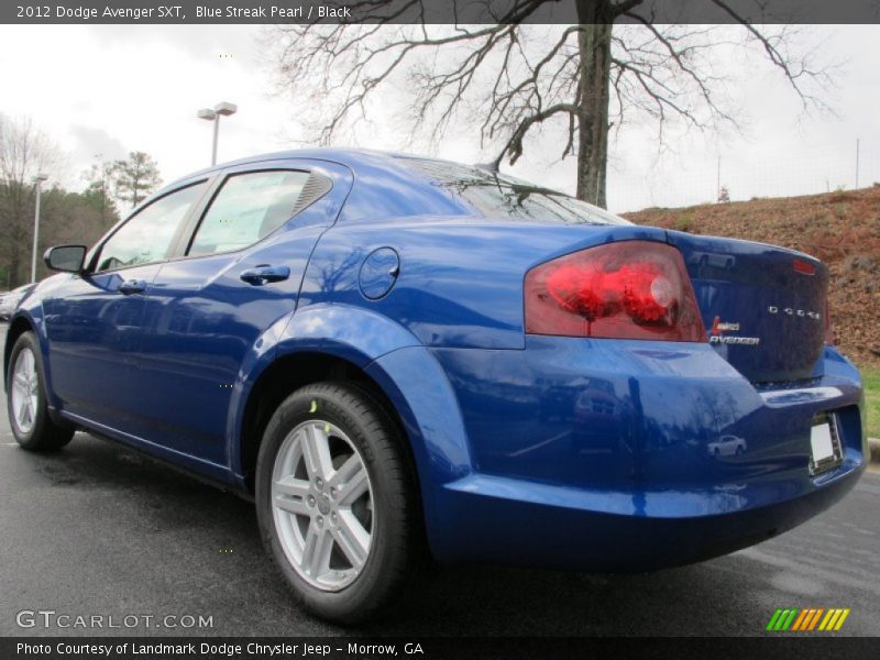  2012 Avenger SXT Blue Streak Pearl