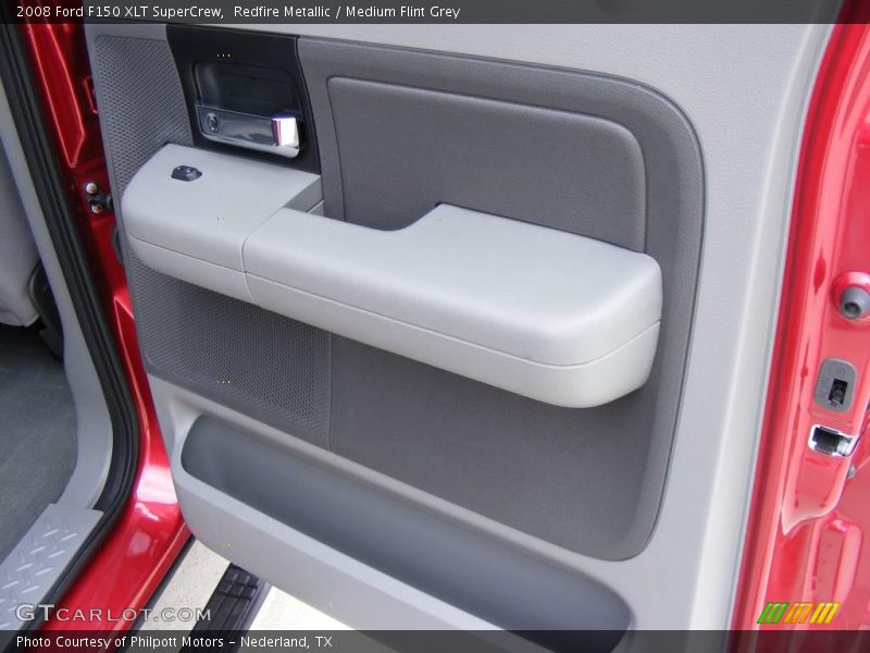 Redfire Metallic / Medium Flint Grey 2008 Ford F150 XLT SuperCrew
