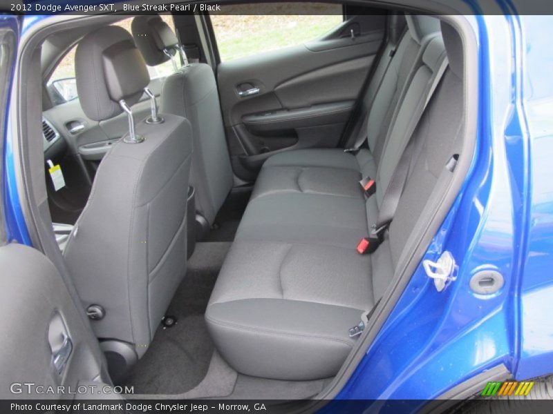 Rear Seat of 2012 Avenger SXT