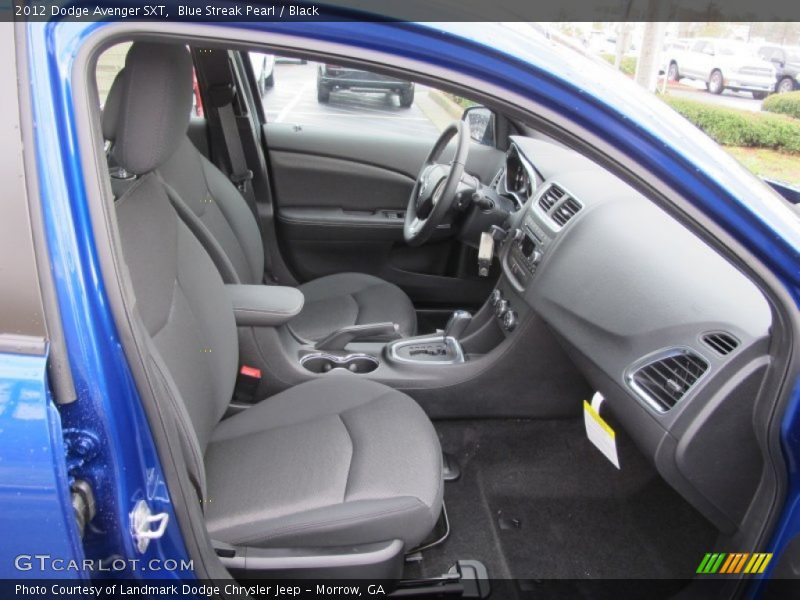Blue Streak Pearl / Black 2012 Dodge Avenger SXT