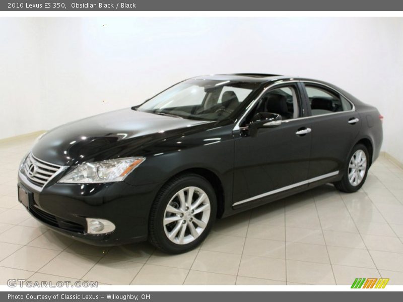 Obsidian Black / Black 2010 Lexus ES 350