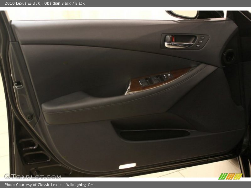 Obsidian Black / Black 2010 Lexus ES 350