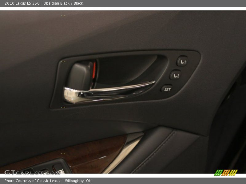 Obsidian Black / Black 2010 Lexus ES 350