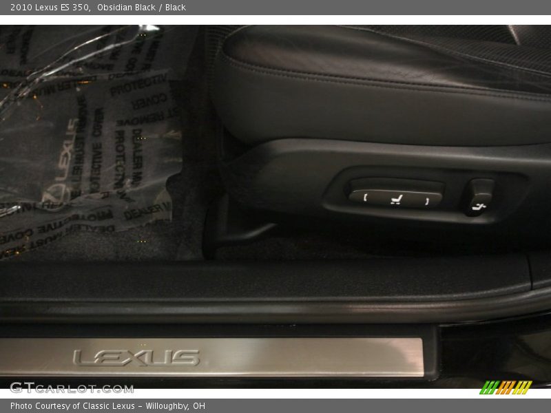 Obsidian Black / Black 2010 Lexus ES 350