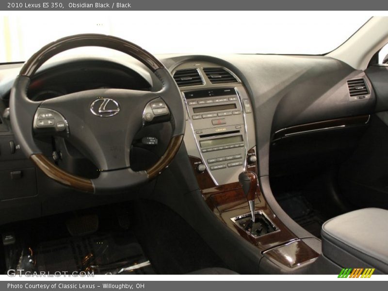 Obsidian Black / Black 2010 Lexus ES 350