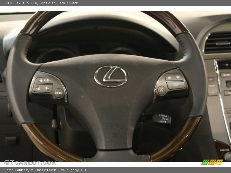 Obsidian Black / Black 2010 Lexus ES 350