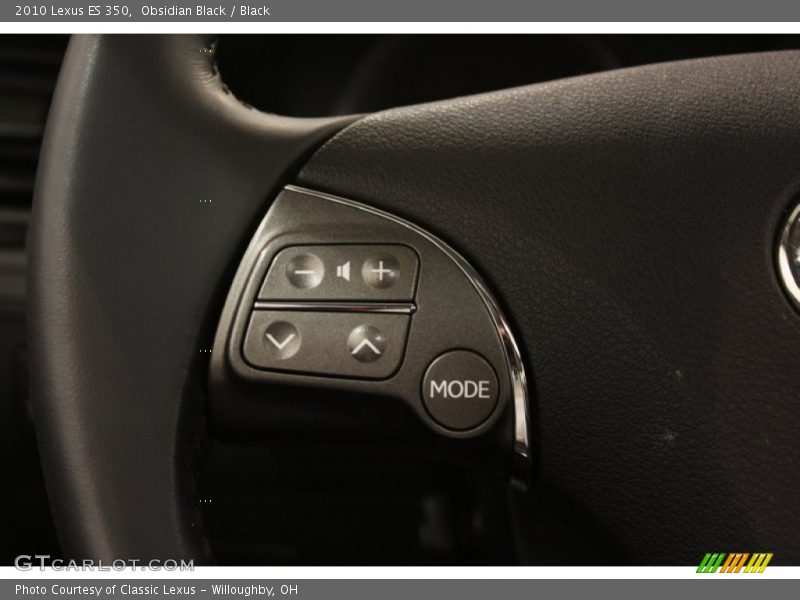 Obsidian Black / Black 2010 Lexus ES 350