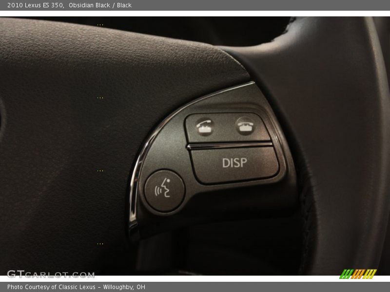 Obsidian Black / Black 2010 Lexus ES 350