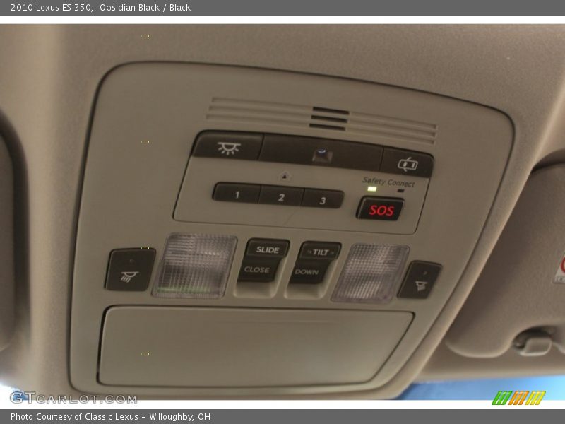 Obsidian Black / Black 2010 Lexus ES 350