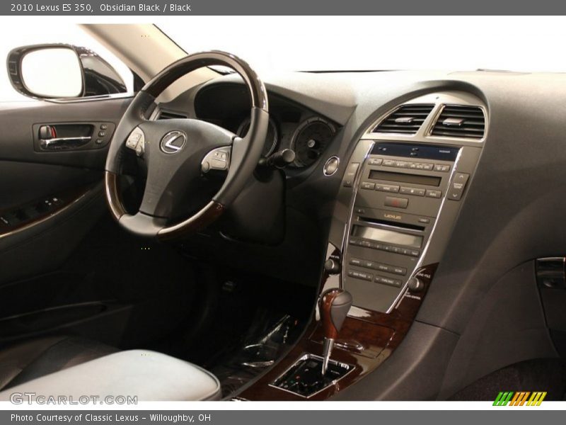Obsidian Black / Black 2010 Lexus ES 350