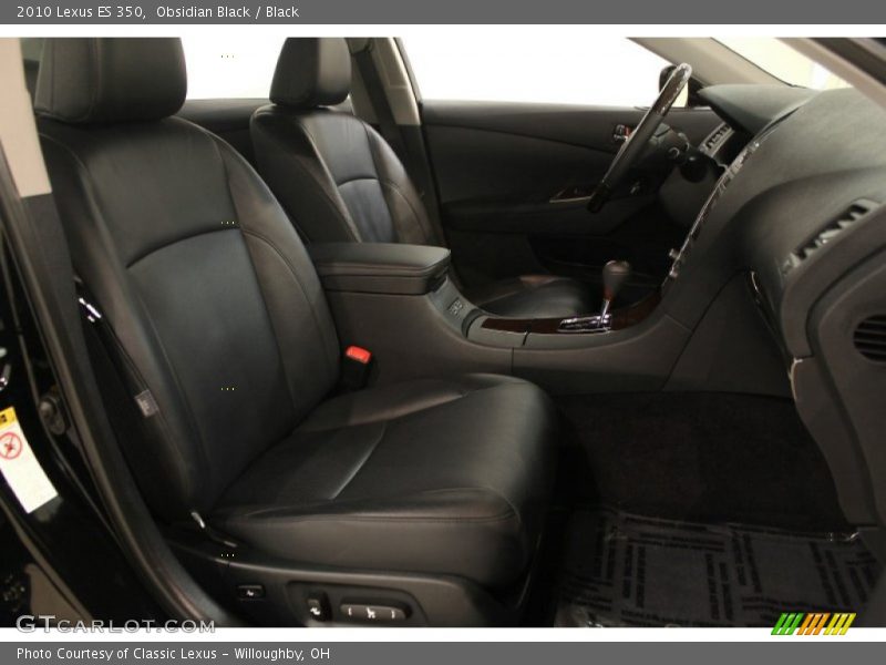 Obsidian Black / Black 2010 Lexus ES 350