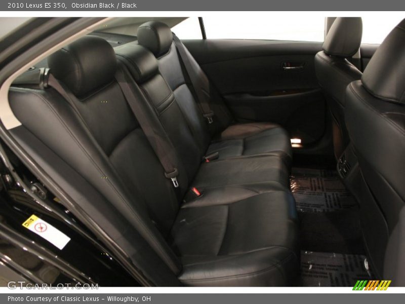 Obsidian Black / Black 2010 Lexus ES 350