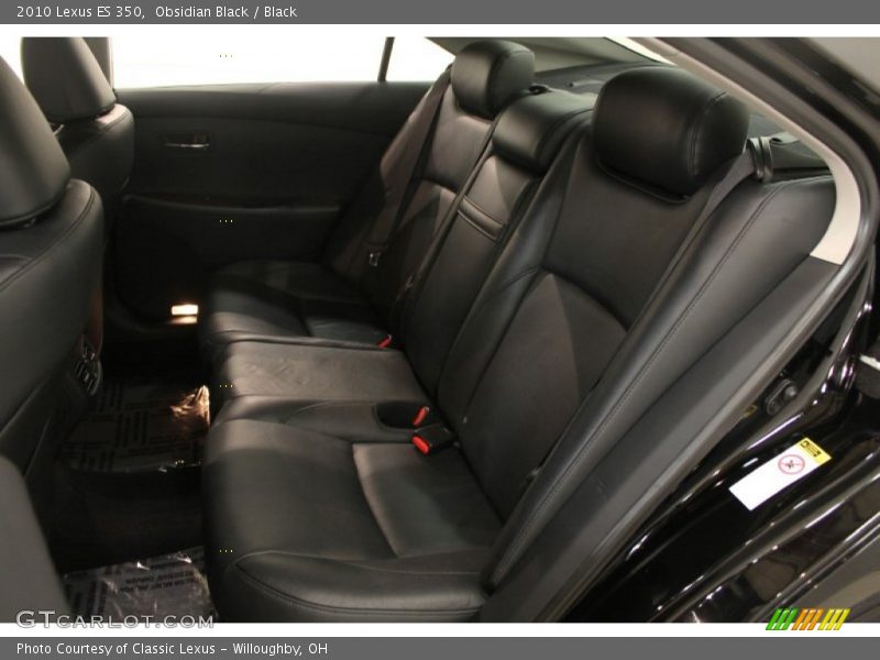 Obsidian Black / Black 2010 Lexus ES 350