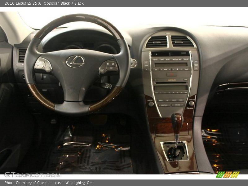 Obsidian Black / Black 2010 Lexus ES 350