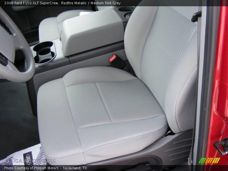 Redfire Metallic / Medium Flint Grey 2008 Ford F150 XLT SuperCrew