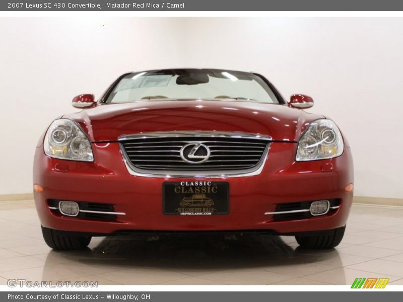 Matador Red Mica / Camel 2007 Lexus SC 430 Convertible