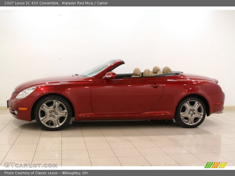  2007 SC 430 Convertible Matador Red Mica
