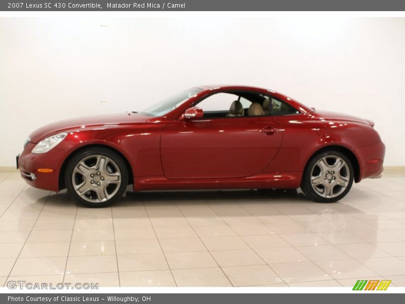  2007 SC 430 Convertible Matador Red Mica