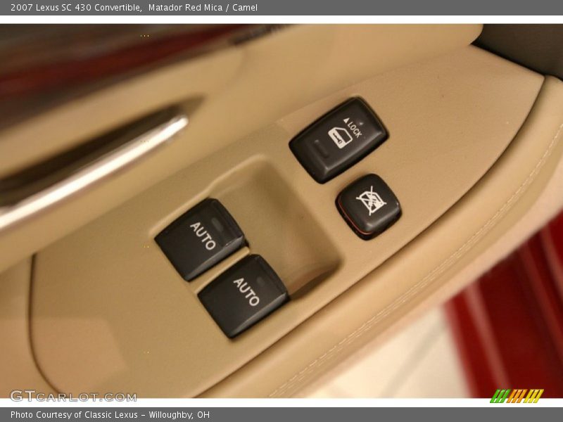 Matador Red Mica / Camel 2007 Lexus SC 430 Convertible