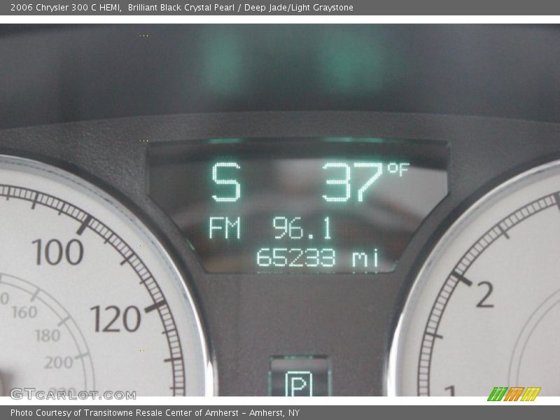 Brilliant Black Crystal Pearl / Deep Jade/Light Graystone 2006 Chrysler 300 C HEMI