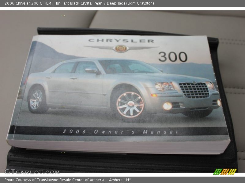 Brilliant Black Crystal Pearl / Deep Jade/Light Graystone 2006 Chrysler 300 C HEMI