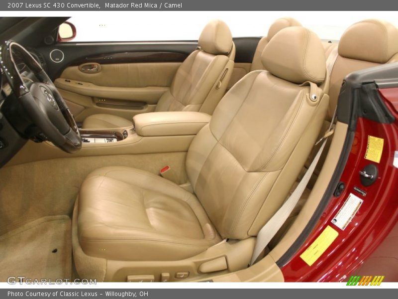  2007 SC 430 Convertible Camel Interior
