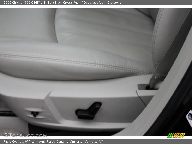 Brilliant Black Crystal Pearl / Deep Jade/Light Graystone 2006 Chrysler 300 C HEMI