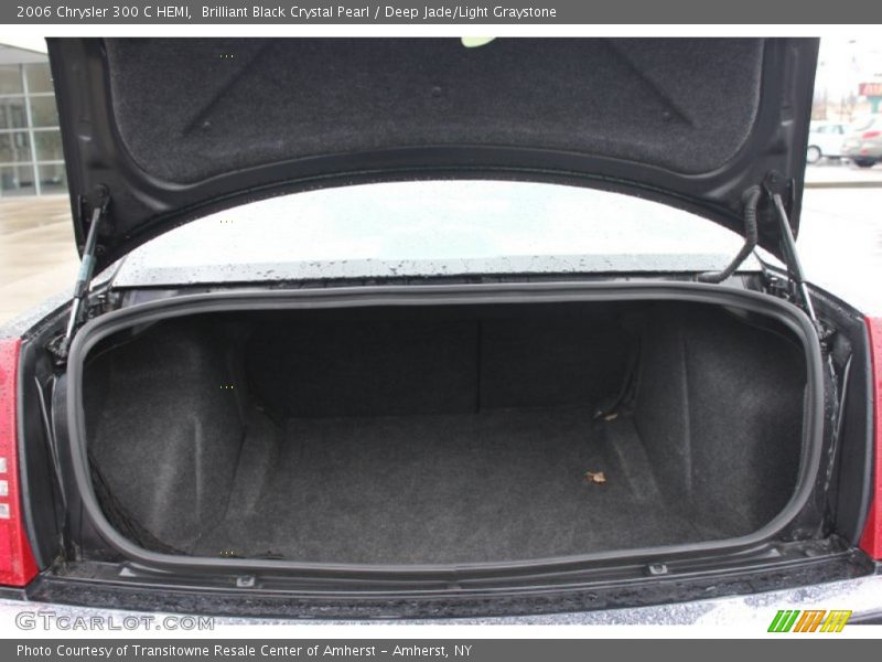 Brilliant Black Crystal Pearl / Deep Jade/Light Graystone 2006 Chrysler 300 C HEMI
