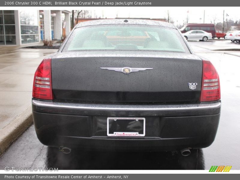 Brilliant Black Crystal Pearl / Deep Jade/Light Graystone 2006 Chrysler 300 C HEMI