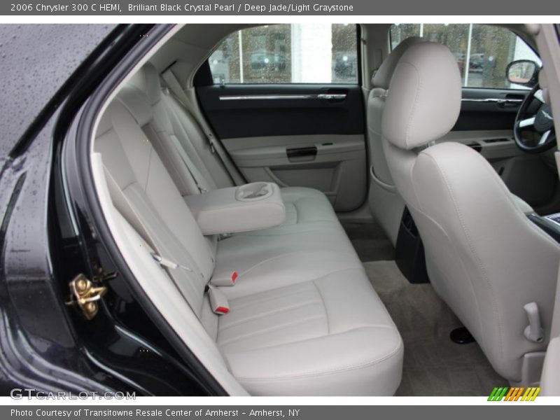 Brilliant Black Crystal Pearl / Deep Jade/Light Graystone 2006 Chrysler 300 C HEMI