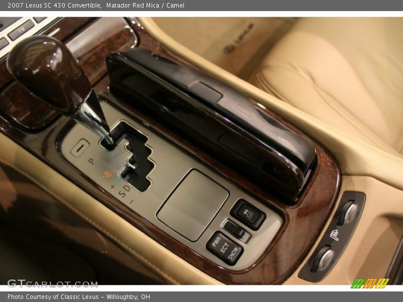 Matador Red Mica / Camel 2007 Lexus SC 430 Convertible