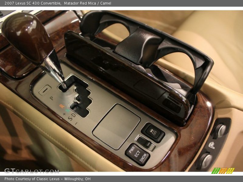 Matador Red Mica / Camel 2007 Lexus SC 430 Convertible