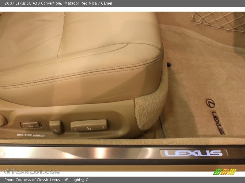 Matador Red Mica / Camel 2007 Lexus SC 430 Convertible