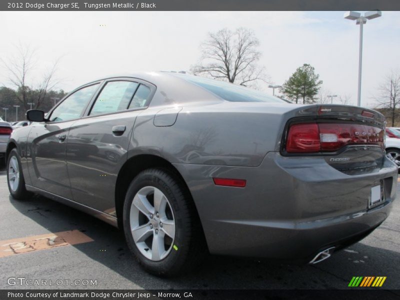 Tungsten Metallic / Black 2012 Dodge Charger SE