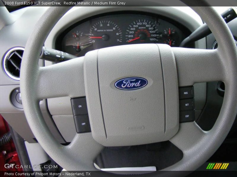 Redfire Metallic / Medium Flint Grey 2008 Ford F150 XLT SuperCrew