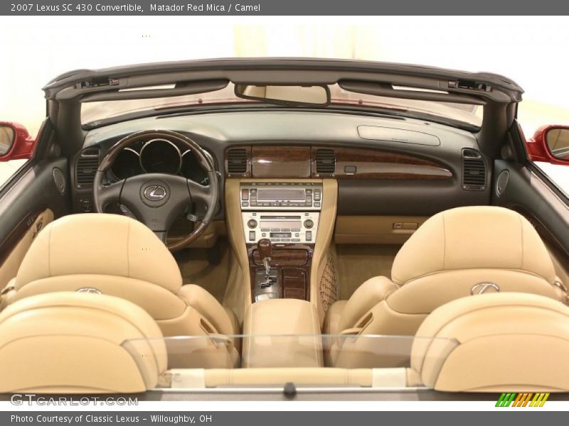 Matador Red Mica / Camel 2007 Lexus SC 430 Convertible