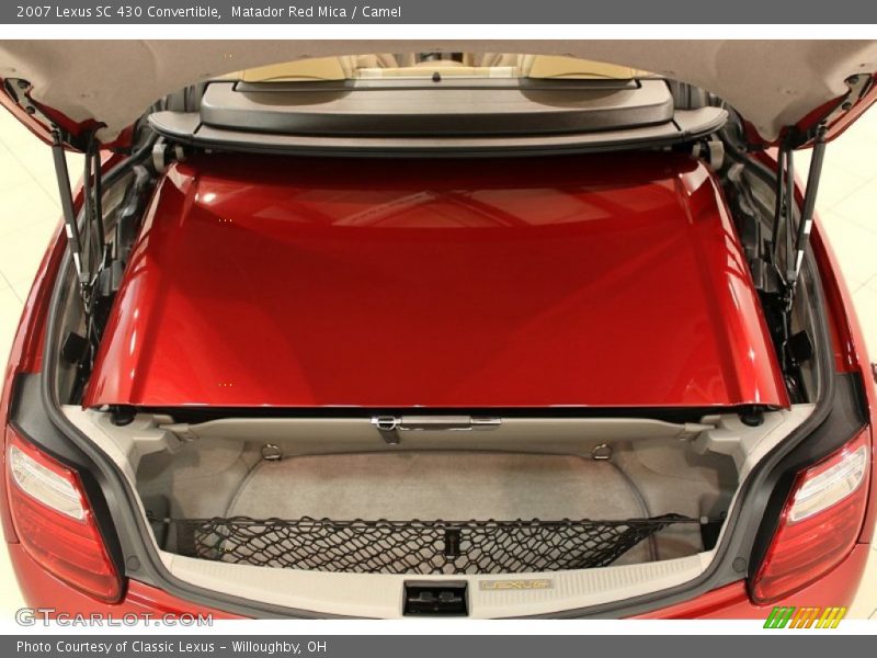 Matador Red Mica / Camel 2007 Lexus SC 430 Convertible