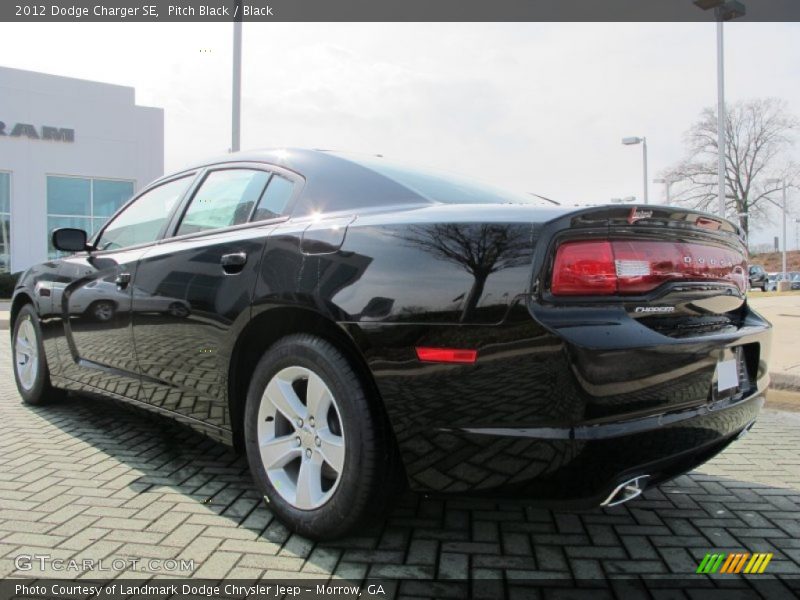 Pitch Black / Black 2012 Dodge Charger SE