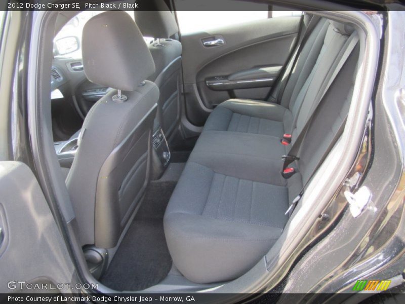 Pitch Black / Black 2012 Dodge Charger SE