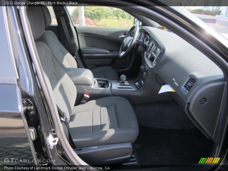 Pitch Black / Black 2012 Dodge Charger SE