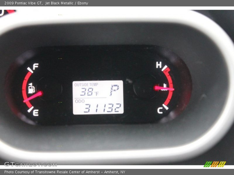 Jet Black Metallic / Ebony 2009 Pontiac Vibe GT