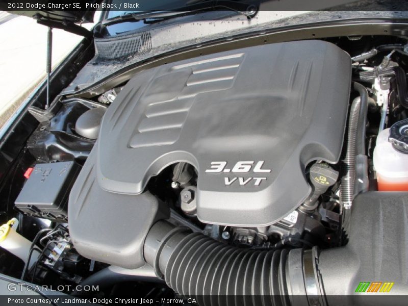 Pitch Black / Black 2012 Dodge Charger SE