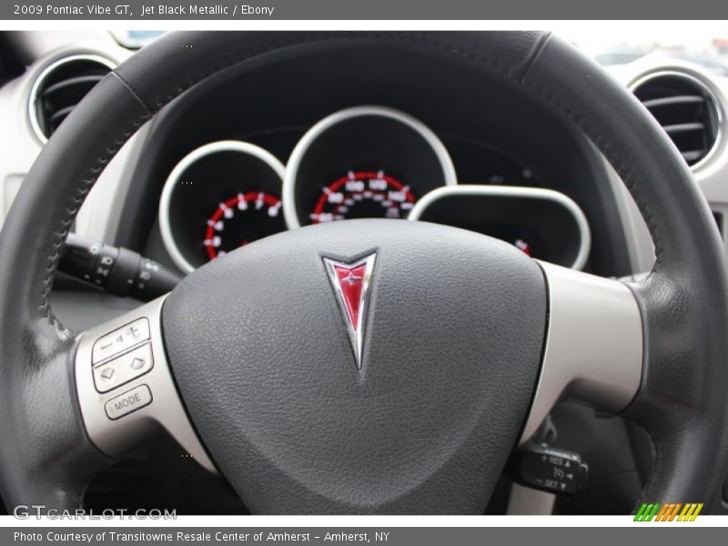 Jet Black Metallic / Ebony 2009 Pontiac Vibe GT