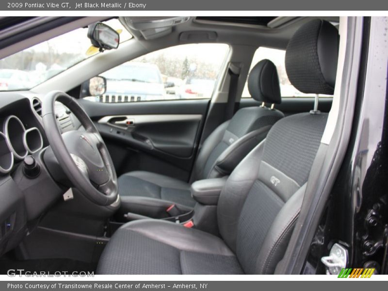 Jet Black Metallic / Ebony 2009 Pontiac Vibe GT